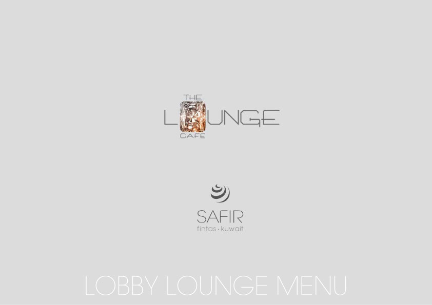 Lobby Lounge Menu