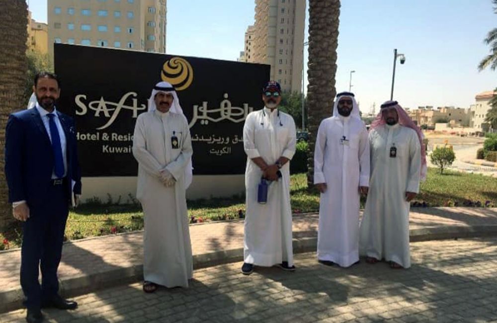 سفير المطار الكويت ينضم لمكافحة الكويت لاحتواء انتشار فيروس كورونا