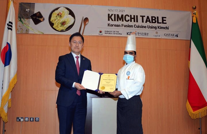 Chef Ramu wins Kimchi Table Contest